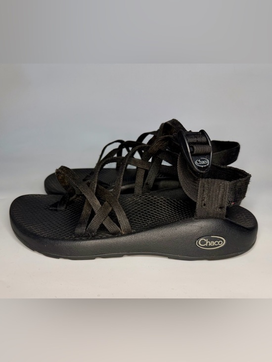 Chaco Shoes - Chaco Women's Classic Black Outdoor Hiking Strappy Sandal Size 7